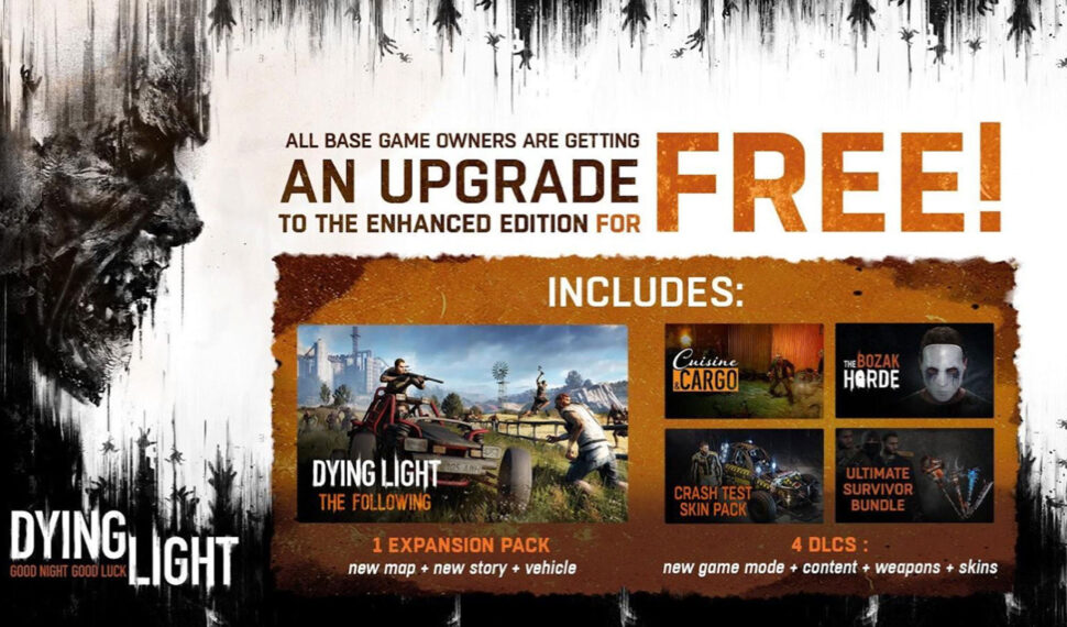 Atualização gratuita para Dying Light Enhanced Edition