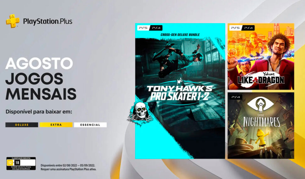PlayStation Plus - Agosto 2022