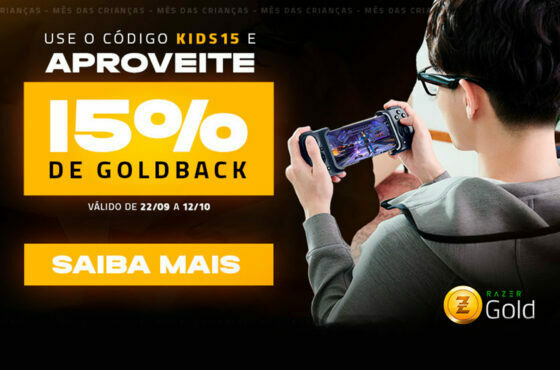 Razer Gold antecipa Dia das Crianças com cashback e cartões-presente