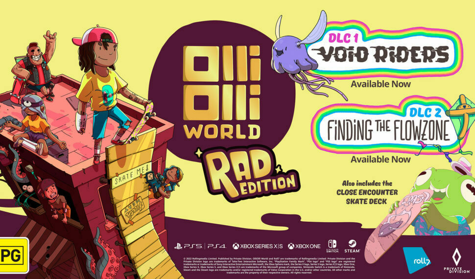 OlliOlli World: Finding the Flowzone já esta disponível