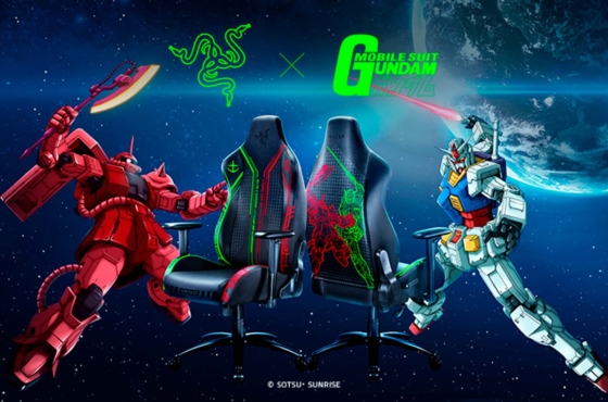 Razer lança Coleção Inspirada no anime Mobile Suit Gundam
