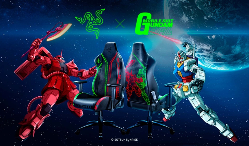 Razer lança Coleção Inspirada no anime Mobile Suit Gundam
