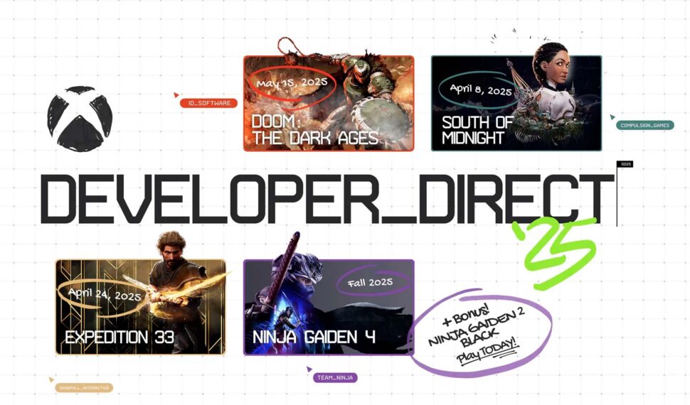 Xbox Developer_Direct 2025 – Todas as Novidades e Anúncios