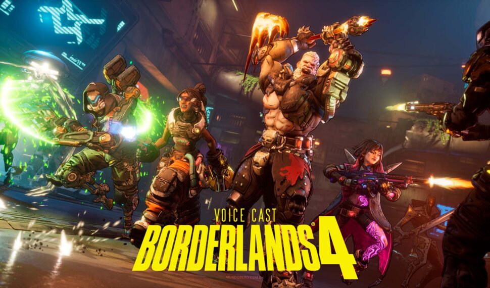 Borderlands 4 revela Elenco de Voz com Nomes de Peso