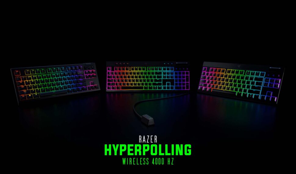 Razer HyperPolling 4000Hz chega à mais Modelos BlackWidow V4