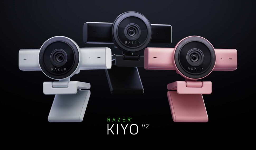 Razer amplia linha Kiyo V2 com novas cores e IA