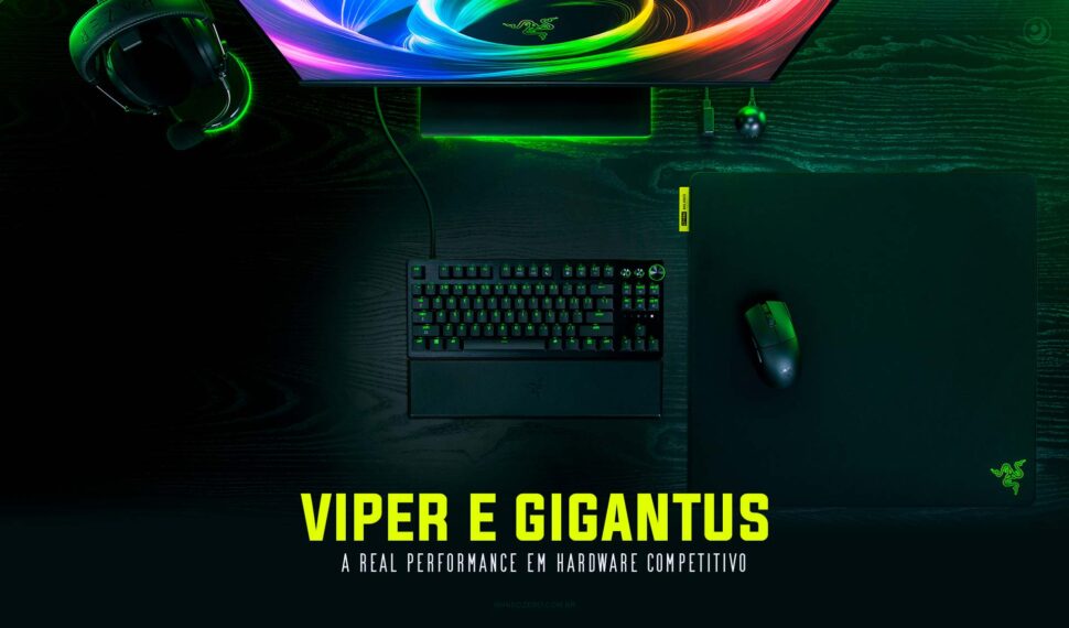Razer Viper V4 Pro e Gigantus V2 Pro no Competitivo