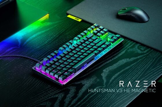 Razer Huntsman V3 HE Magnetic 8KHz chega ao Brasil
